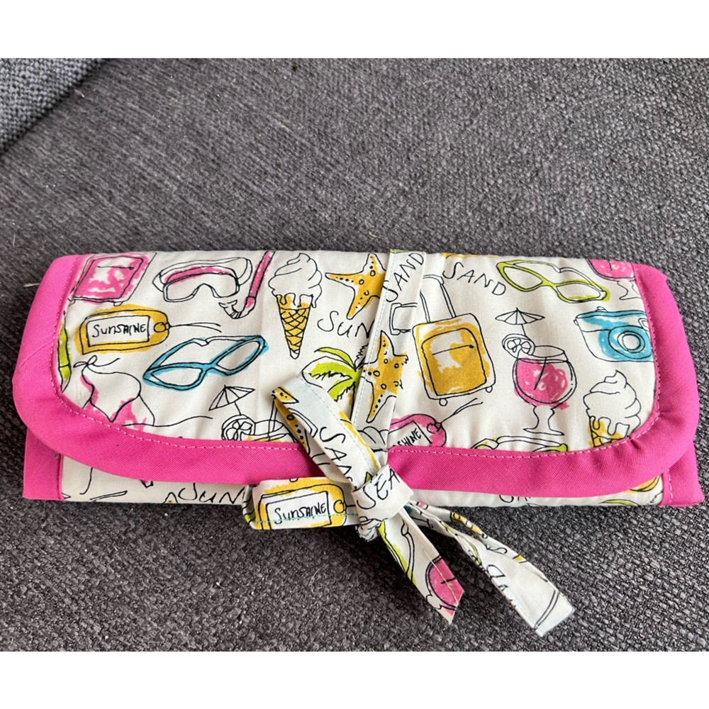 Handmade Travel case for Make up or Jewelry OOAK